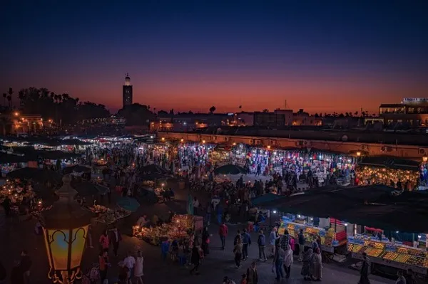 Illustration du récit : Mon voyage à Marrakech